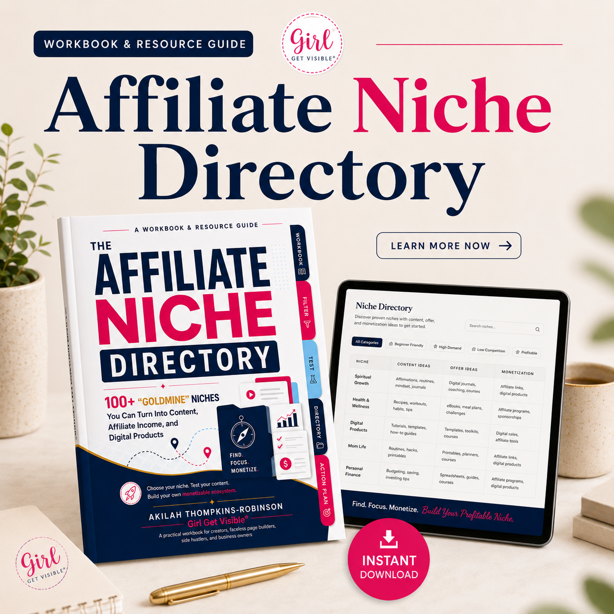 The Affiliate Niche Directory: 100+ “Goldmine” Niches You Can Turn Into Content, Affiliate Income, and Digital Products